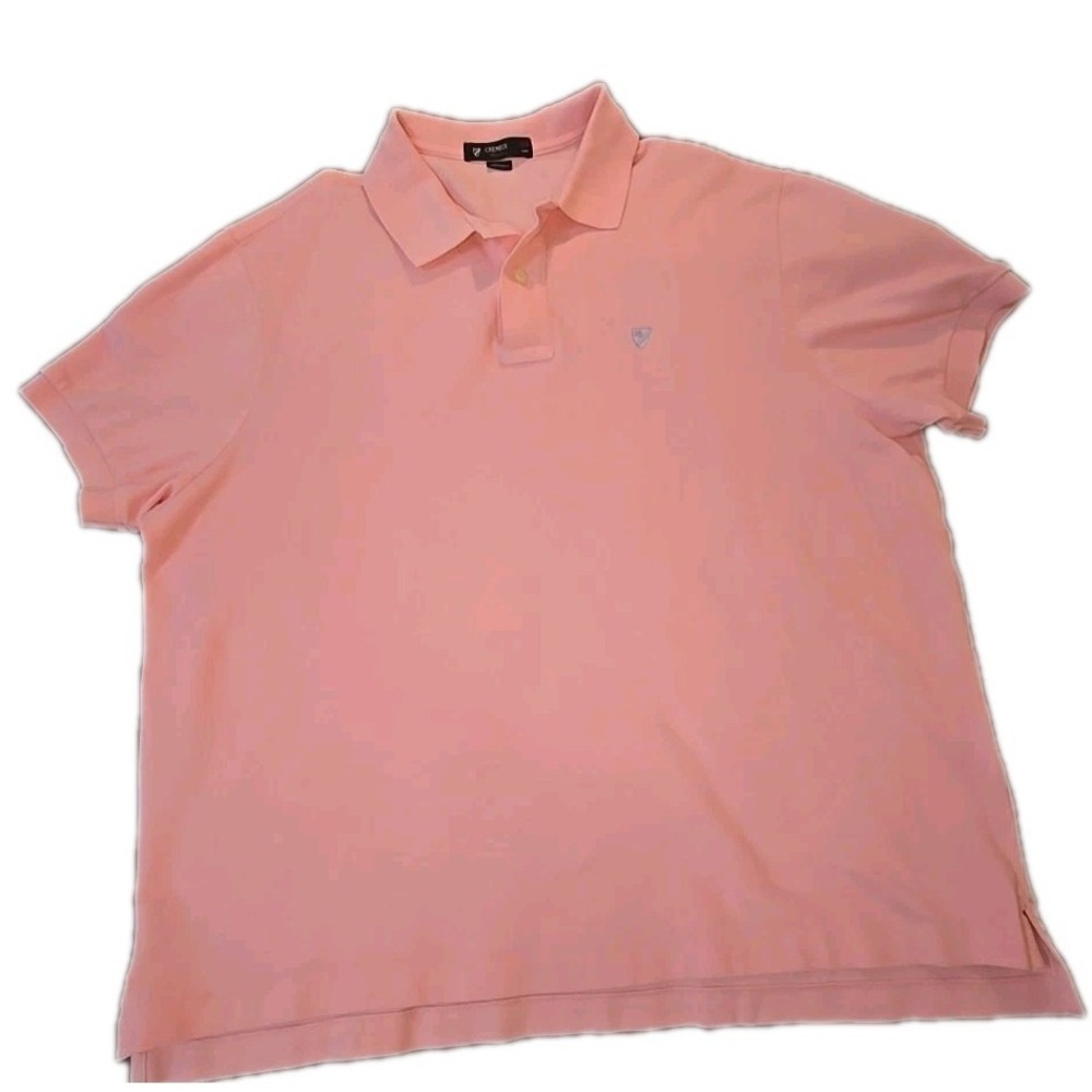 Cremieux‎ Classics Mens Polo Shirt XXL 2XL Pink Short Sleeve Cotton Golf Tee